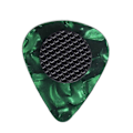 Miniatyrbild 5 av 5: 20 st Gitarrplektrumgrepp Självhäftande Ultratunt Gummi Anti-svett Runt Gitarrplektrumgrepp för Gitarrist