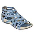 Miniatyrbillede 4 af 5: Bandage Design Dame Gladiator Sandaler til Sommer Strand39 Rød