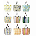 Miniatyrbillede 5 af 5: Bærbar Foldbar Vandtæt Printet Tote Taske Shopper Pung Skuldertaske Håndtaske Til Shopping|rejse|opbevaring Style-6