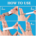 Miniatyrbilde 3 av 5: Buddy Tape Fingerstropper - 10-pak Khaki Stoff Fingerbandasjer