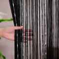 Miniatyrbilde 3 av 5: String Porte 100x200cm Sort Gardin vindu dekorasjoner romdeler Soverom dekorasjoner Enkelt gardin for vindu