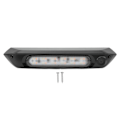 Miniatyrbilde 1 av 8: Dobbel farge LED markiselys RV veranda lys 8W vanntett bruksstripe lys for yacht campingvogn svart skall