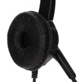 Miniatyrbild 7 av 7: Call Center Headset Mono Noise Canceling Dubbel 3,5 mm plugg Computer On Ear-hörlurar för onlinekurser Call Centers