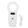 Miniatyrbilde 1 av 8: Kjæledyrmikrobrikke RFID-leser Oppladbar 134,2Khz Håndholdt bærbar skanner OLED USB