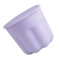 Miniatyrbilde 2 av 8: Makeup Brush Cleaner Cup Multifunksjonell sikker PP TPR kosmetisk børsterenskål med tørkestativ Lilla