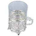 Miniatyrbild 6 av 8: Ölmugg i legerat glas Matal ölkopp Samlarmugg Dekorativ whiskymugg ​​Dricksmugg för fars dag julfödelsedag Silver (Q18149)