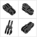 Miniatyrbild 5 av 5: 2-pack Universal Roterande Monteringsarm i Aluminium för GoPro Hero 9/8/7/(2018)/6/5 Black, Session 5/4, Hero 3+, DJI Osmo Action, AKASO/Campark/YI Action Cam