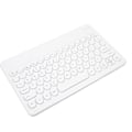 Miniatyrbillede 7 af 8: Retro Keyboard Rund Keycap Ultra Slank God Rebound Type C Mini Trådløst Tastatur til Mobiltelefoner Computere Laptops