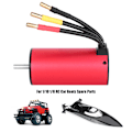 Miniatyrbilde 6 av 8: 1100W 4-polet HH3674 børsteløs motor for 1/10 1/8 RC-bilbåter reservedeler 2650KV