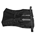 Miniatyrbillede 6 af 8: Udendørs reflekterende vest multifunktion polyester sikkerhed justerbar cykel vest sort