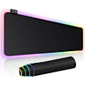 Miniatyrbild 1 av 5: Utökad Chroma Gaming Musmatta: Flerfärgad RGB-belysning, Svart