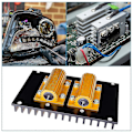Miniatyrbillede 4 af 4: 100w 200 Ohm Aluminium Skal Modstand, 2 Pak Aluminium Hus Modstand Indkapslet Kabinet Trådviklede Modstande Skrue Tap Effekt Modstand, Gylden