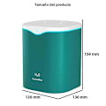 Miniatyrbillede 5 af 5: 2000ML USB Desktop Luftfugter med Dobbelt Spray til Aromaterapi og Hudpleje Cool Mist Luftrenser til Hjem og Kontor 2 Spray Port Pink