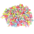 Miniatyrbillede 3 af 8: 500 stk spacer perler farvet brev plast hårbånd pendel perforeret perle gør det selv tilbehør
