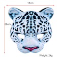 Miniatyrbild 3 av 5: Rolig Snöleopard Djurmask för Halloween, Påsk Karnevalfest