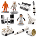 Miniatyrbild 1 av 8: 10 st Astronautmodell Set PVC Rymdman Leksaker Yttre Rymden Miniatyrer Astronaut Figurer Tårta Topper Förskola Inlärningsgåvor för Barn