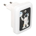 Miniatyrbilde 4 av 8: USB-vegglader med dobbel port, berøringskontakt, 5V 2.4A USB-laderadapter med LED-nattlys, EU-kontakt 110-265V