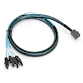 Pikkukuva 3 / 8: Minisas-datakaapeli H0107 Sas1 - 4SATA-palvelimeen 8643 Käännä 4sata High Definition 50cm