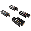 Miniatyrbillede 6 af 8: 4 stk. tonerpatroner udskiftningssæt til Xerox Phaser 6000 6010 Workcentre 6015 printer