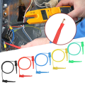 Miniatyrbilde 8 av 8: 5 stk Fargerikt multimeter Elektrisk test Dobbel SMD IC Silikon Bly Test Clip Krok