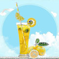 Miniatyrbild 3 av 5: 30 st Citron Sugrör Frukt Sugrör För