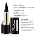 Pikkukuva 5 / 5: 2x Vedenkestävä Eyeliner Pitkäkestoinen Kynä Musta Geeli Silmänrajauskynä Meikki Silmä Kauneuskosmetiikka