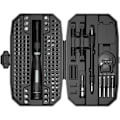 Pikkukuva 1 / 5: (Musta) 152 in 1 Tarkkuusruuvimeisselisarja, Mini-työkalusarja, Magneettiset korjaustyökalut Torx-kolmiopäillä jne., iPhone, Switch, PS4, PS5, Lasit, Wa