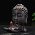 Miniatyrbillede 4 af 5: Røgelsesbrænder med Tilbageløb, Keramisk Røgelsesbrænder til Hjemmet (Buddha Røgelsesbrænder)