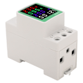 Miniatyrbilde 7 av 8: LED Digital Fargeskjerm Elektrisitetsmonitor Enkeltfase AC Strøm Spenning Frekvens Effektfaktor Måler AC230V 0-100A Normal