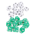 Pikkukuva 1 / 5: 20 kpl 10-sivuista noppaa D10 monisivuista noppaa Dungeons and Dragons -peleihin