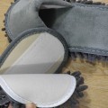 Pikkukuva 2 / 5: Harmaa avokärkinen moppitossu kotisiivoukseen (koko M: 39-41) Grey