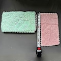 Miniatyrbillede 4 af 5: 10 stk. køkkenklude, bløde genanvendelige viskestykker, superabsorberende rengøringsklude til husholdningen, tilfældig farve, 14 * 24 cm