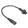 Miniatyrbild 2 av 8: IEC320 C8 till IEC320 C5 power IEC320 C8 hane till C5 hona kabeladapter för 3-stifts power för bärbar dator 100‑250V