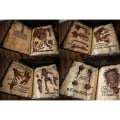 Miniatyrbild 3 av 8: Evil Dead Book Spellbook Läder Hardcover Journal Spells Dekoration Skräckfilm Prop Dekor Notebook