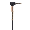Miniatyrbild 5 av 8: 3,5 mm hane till hane aux-kabel L-formad I-formad sladd för högtalarhörlurar