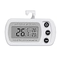 Miniatyrbild 2 av 4: Kylskåpstermometer LCD-display Digital Vattentät Frystermometer Med Magnetisk Krok Vit Kylskåpstermometer (-20~50)