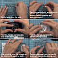 Miniatyrbild 3 av 5: Set brevstämplar för DIY Scrapbooking och hantverk