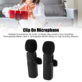 Miniatyrbillede 3 af 5: K9 Dual Wireless Lavalier Microphone Wireless Label Clip On Microphone Noise Reduction Type C til IOS Interface med indbygget batteri