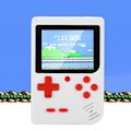 Miniatyrbillede 7 af 8: Håndholdt Gamepad 2.8in HD Farveskærm 400 Klassiske Spil Spil Controller HvidHvid
