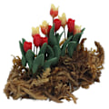 Miniatyrbilde 2 av 8: 1:12 DIY Simulering Dukkehus Blomster Miniatyr Dukkehus Mose Plen Hage Scene Dekorasjon