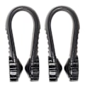 Pikkukuva 1 / 8: 2 kpl Tiger Mouth Clip Pieni Helppokäyttöinen Kivun stress relief muovinen LI4 Akupainantapistepidike hierontaperheelle Musta