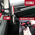 Miniatyrbillede 3 af 5: Tablet Holder til Bil. Bil Tablet Holder til Nakkestøtte med Universal 360 Graders Rotation (rød)