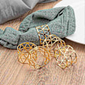 Miniatyrbilde 4 av 5: 8 stk. runde serviettringholdere i netting, for uformelle eller formelle anledninger