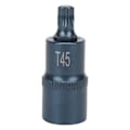 Pikkukuva 1 / 8: Socket Bit Star ruostesuojattu korkean tarkkuuden S2 seosteräs sininen muovin sisäänotto 1/2X55XT45