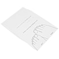Miniatyrbild 8 av 8: 20 st Nail Color Card Display Practice Manicure Tool Foot Model Manicure Display Card för Manicurist