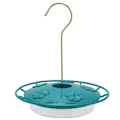 Pikkukuva 4 / 8: 2kpl Hummingbird Feeder riippuva, ​​vuotamaton, helposti puhdistettava ja täytettävä lautasen humming-syöttölaite ripustuskoukulla tummanvihreä