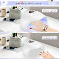 Miniatyrbilde 3 av 5: 54W USB 3 Timer Auto Sensor LED UV-neglelampe for gellakk