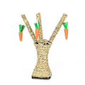 Miniatyrbild 1 av 4: Sisal Cat Scratching Tree med gräsrep och hoppplattform - rolig liten husdjursleksak