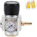 Miniatyrbillede 1 af 5: CO2 0-90 PSI Hjemmebryg Mini Gas Regulator Kit T21 * 4 Sodavands Trykmåler Ledninger Aluminium Oplader Kit