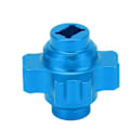 Miniatyrbild 2 av 8: RC Differential Locker Spool i aluminiumlegering för Tamiya 54649 TT 02 B T D 1/10 RC Bil Ersättning Blå